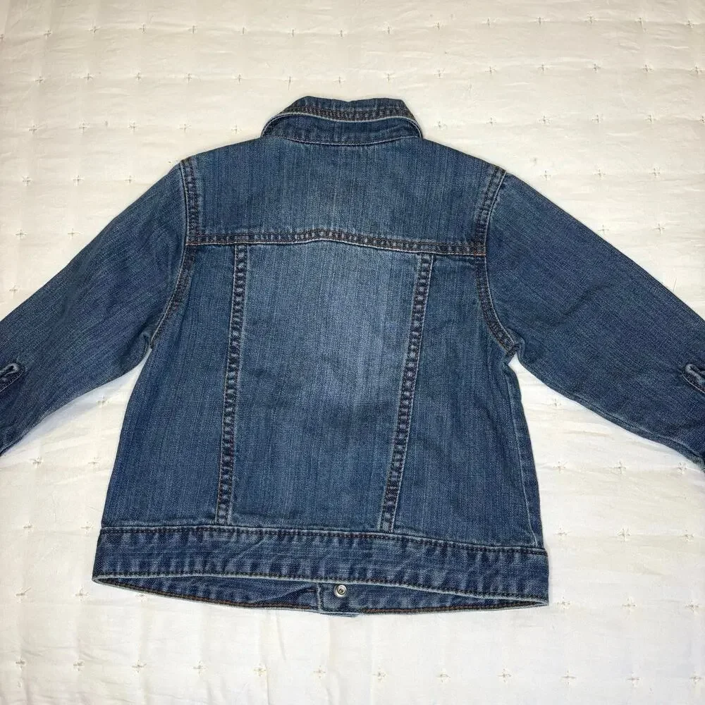 Lucky Brand Denim Jacket Girls/Boys 2T | Blue Trucker Snap Up